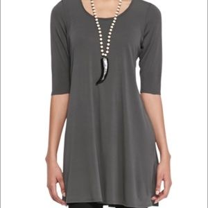 Eileen Fisher Jersey Tunic- GREY -SMALL